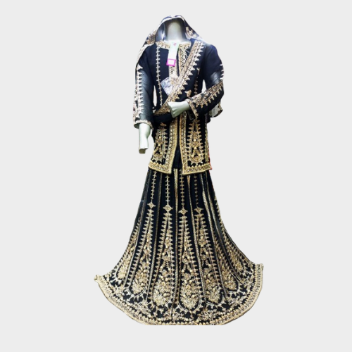 Handmade Embroidered Lahanga