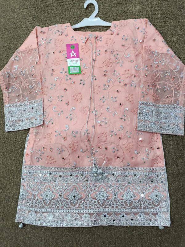 Sharara Suit with Silver Handmade Design