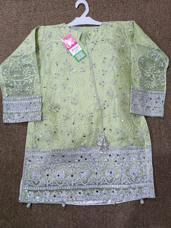 Sharara Suit with Silver Handmade Design