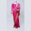 saree with embroided choli