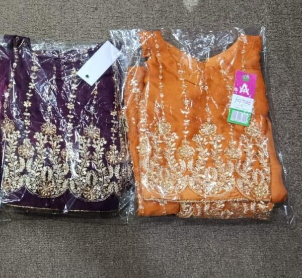 saree with embroided choli