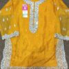 Sharara suit with silver dhagaa karhai