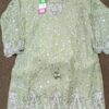 suit with silver tillah &crush sharara