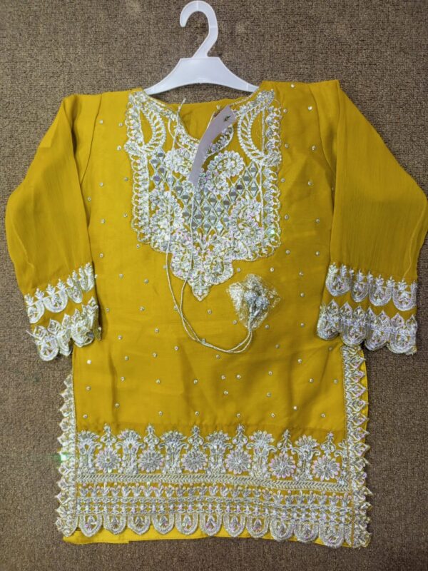 silver karhai crush sharara