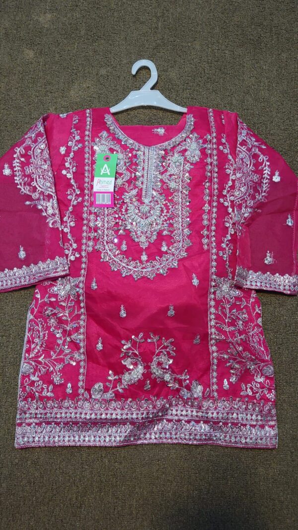 silver dhagaa suit with plazo