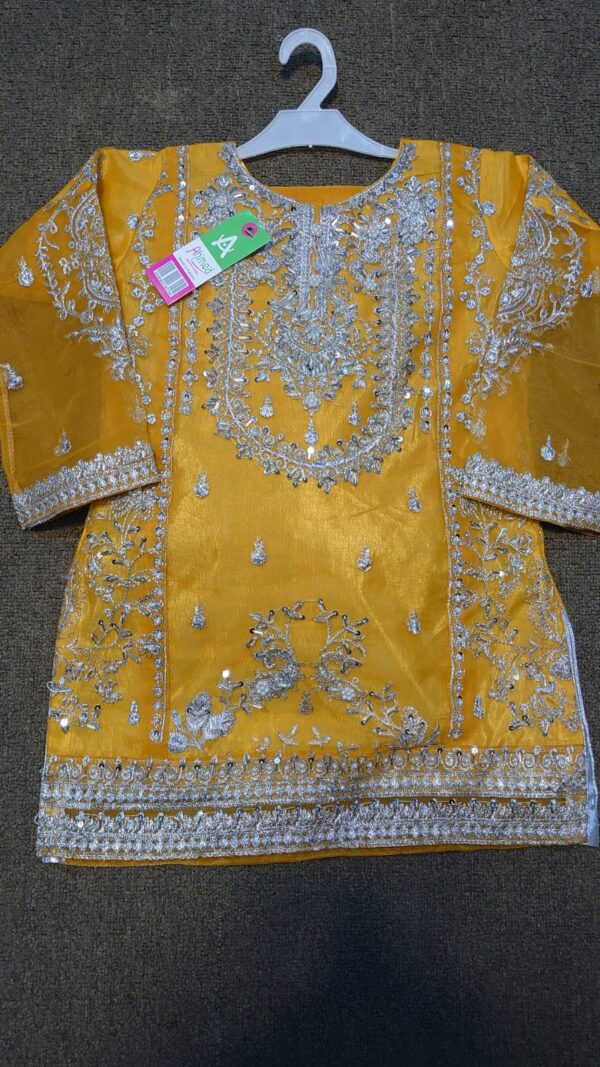 silver dhagaa suit with plazo