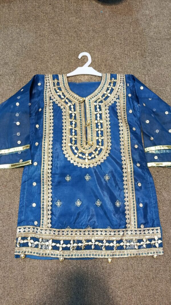 organza gotta style sharara suit