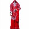 suit with silver tillah &crush sharara
