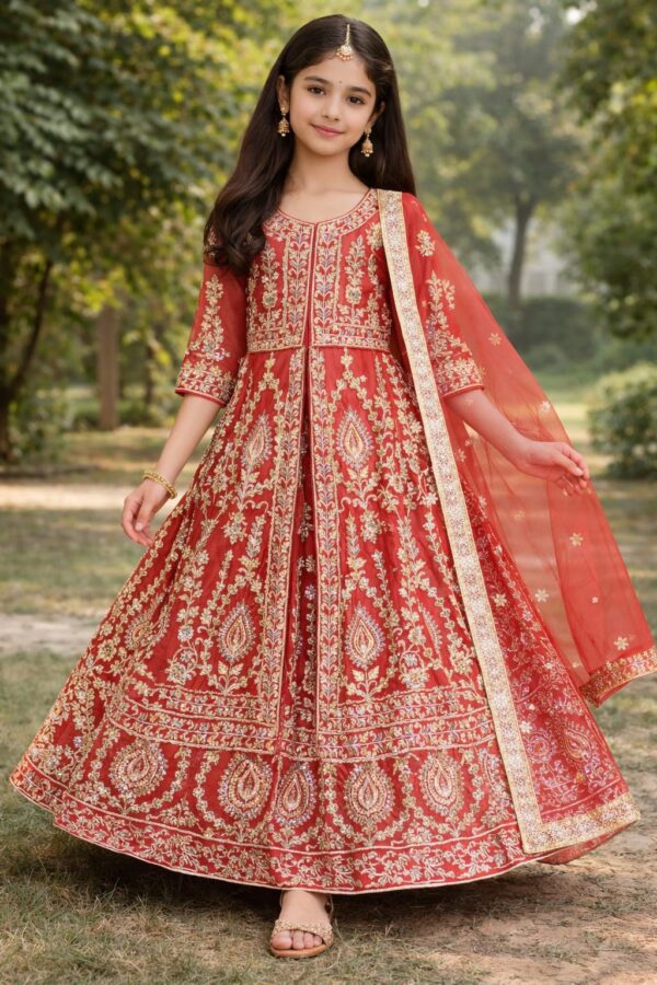 WhatsApp Image 2026-04-13 at 4.43.50 PM (2) Open A-Line Shirt Lehenga